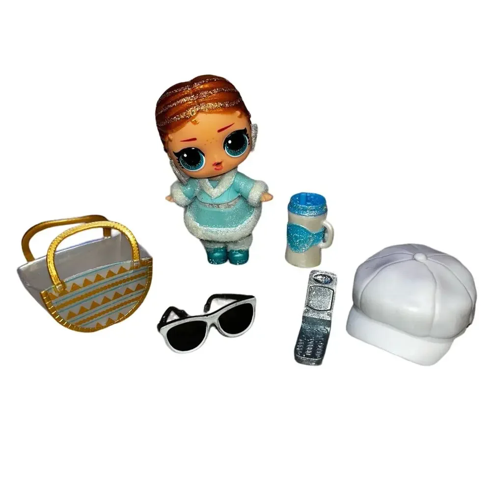 LOL Surprise Vacay Baybay Baby Winter Chill Present Surprise with accessories